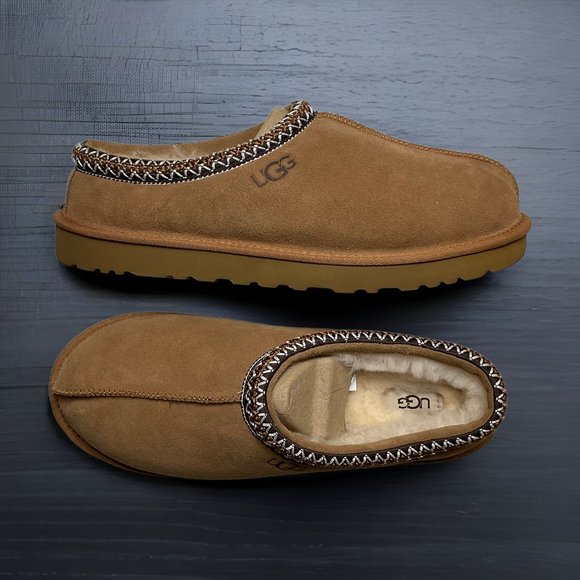 Men's UGG Tasman Slipper in Chestnut Suede - Picture 2 of 5